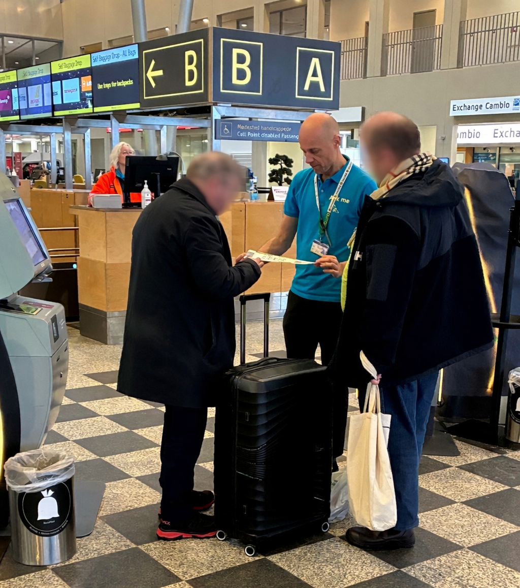 billund airport personale rejsende